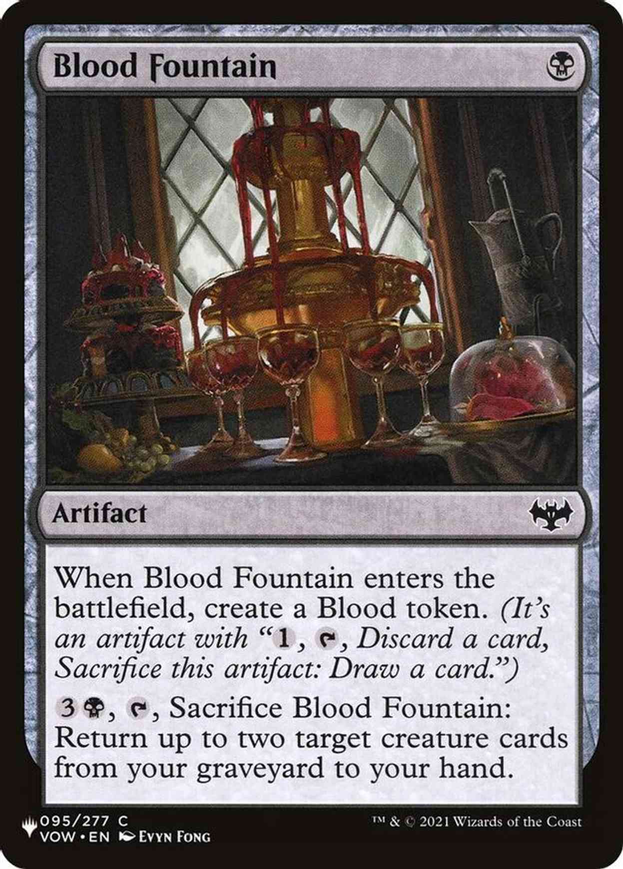 Blood Fountain magic card front