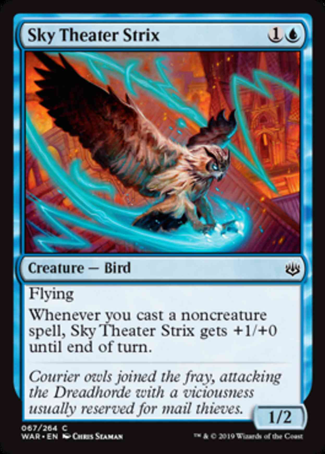 Sky Theater Strix magic card front