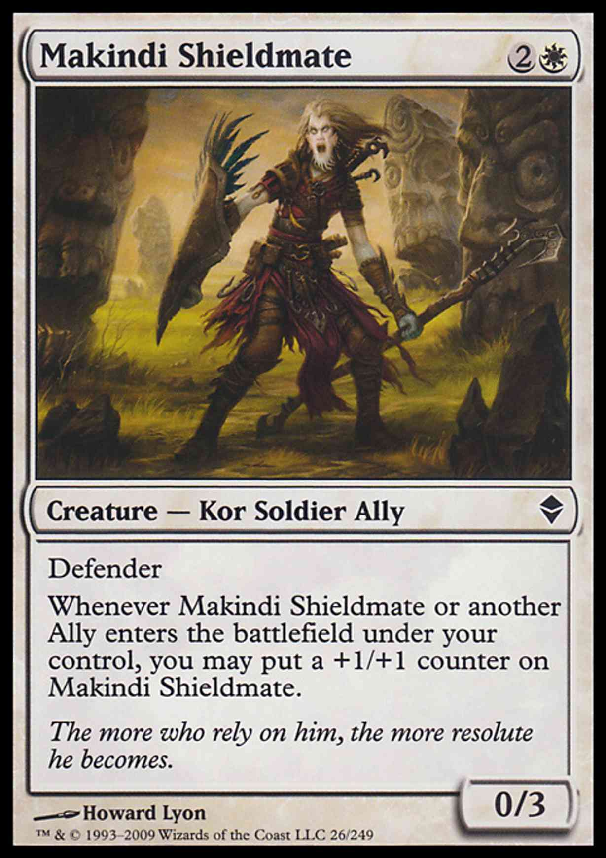 Makindi Shieldmate magic card front
