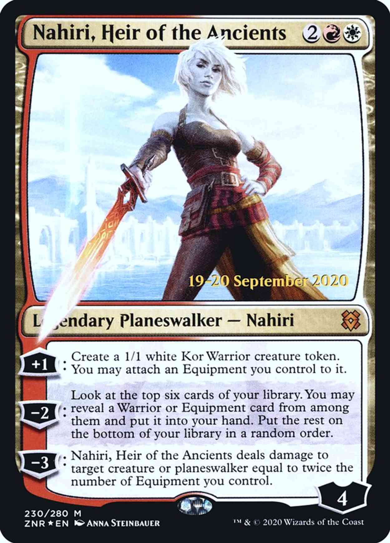 Nahiri, Heir of the Ancients magic card front