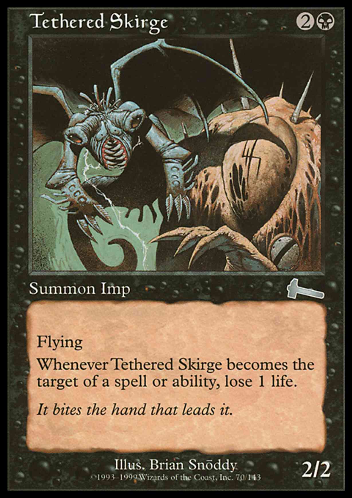 Tethered Skirge magic card front