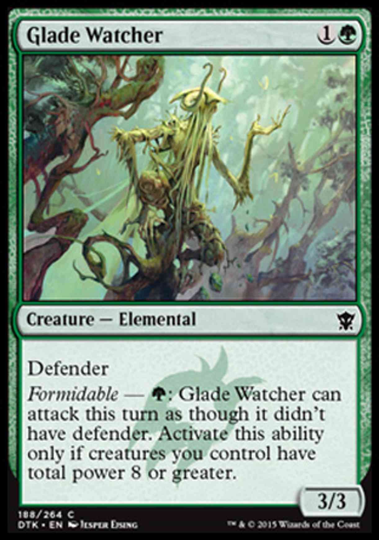 Glade Watcher magic card front