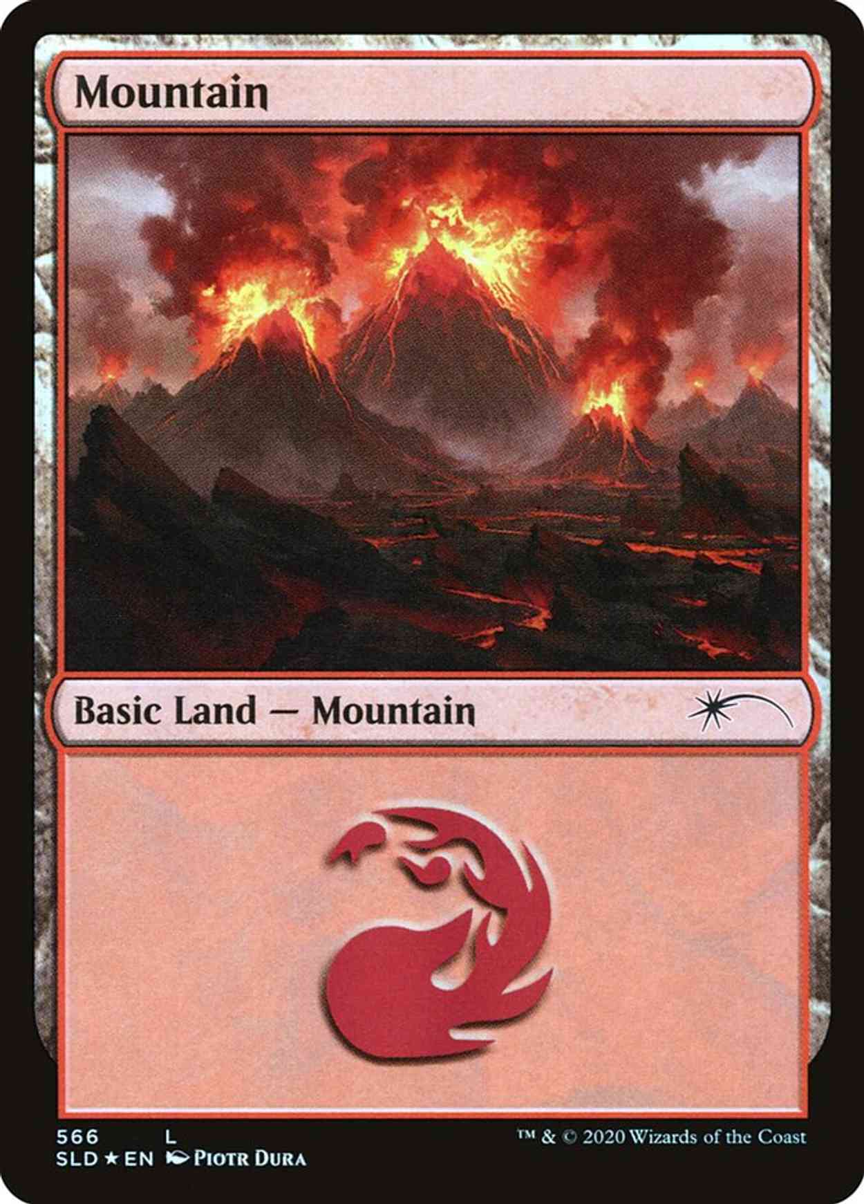 Mountain (566) magic card front