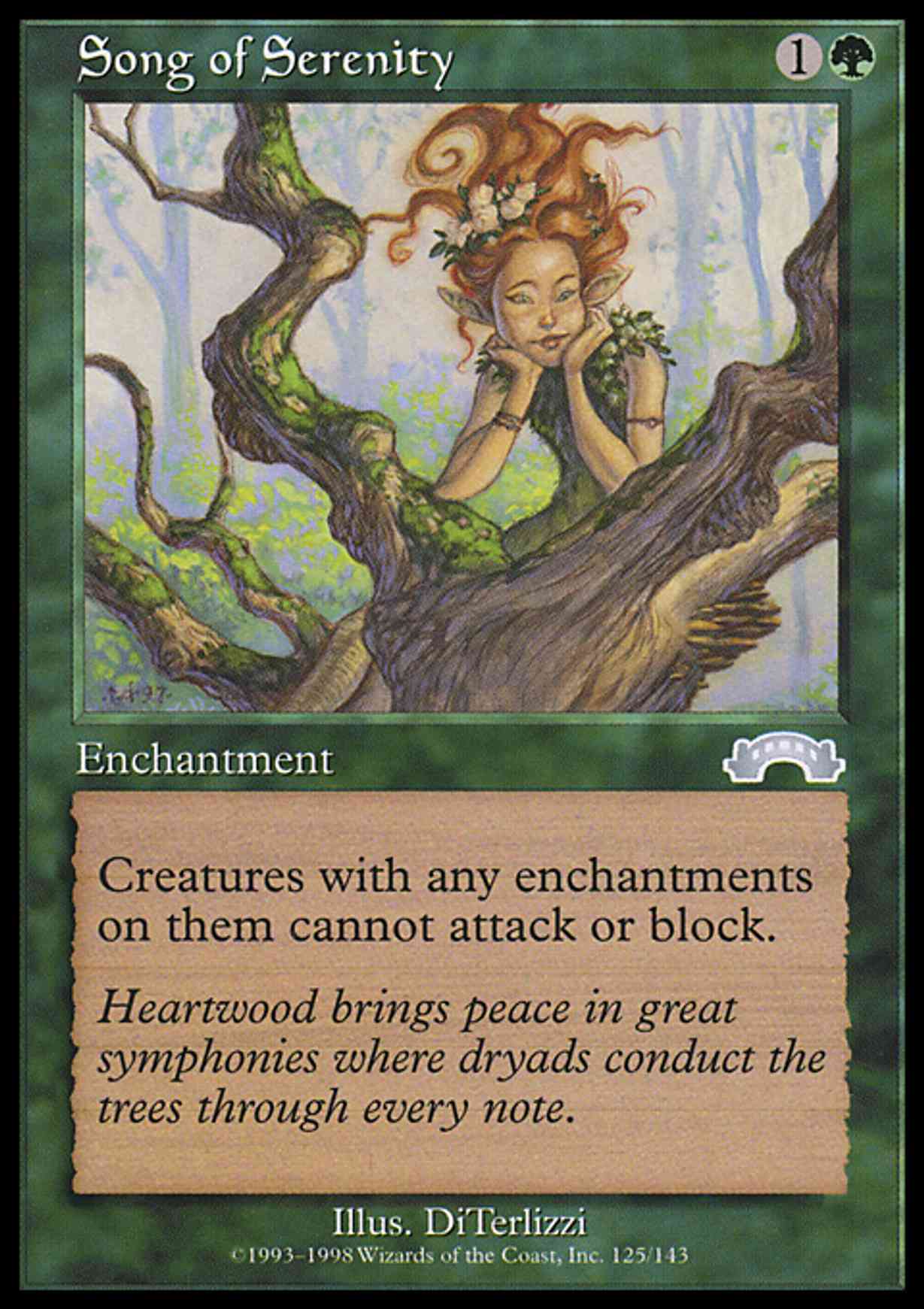 Song of Serenity magic card front