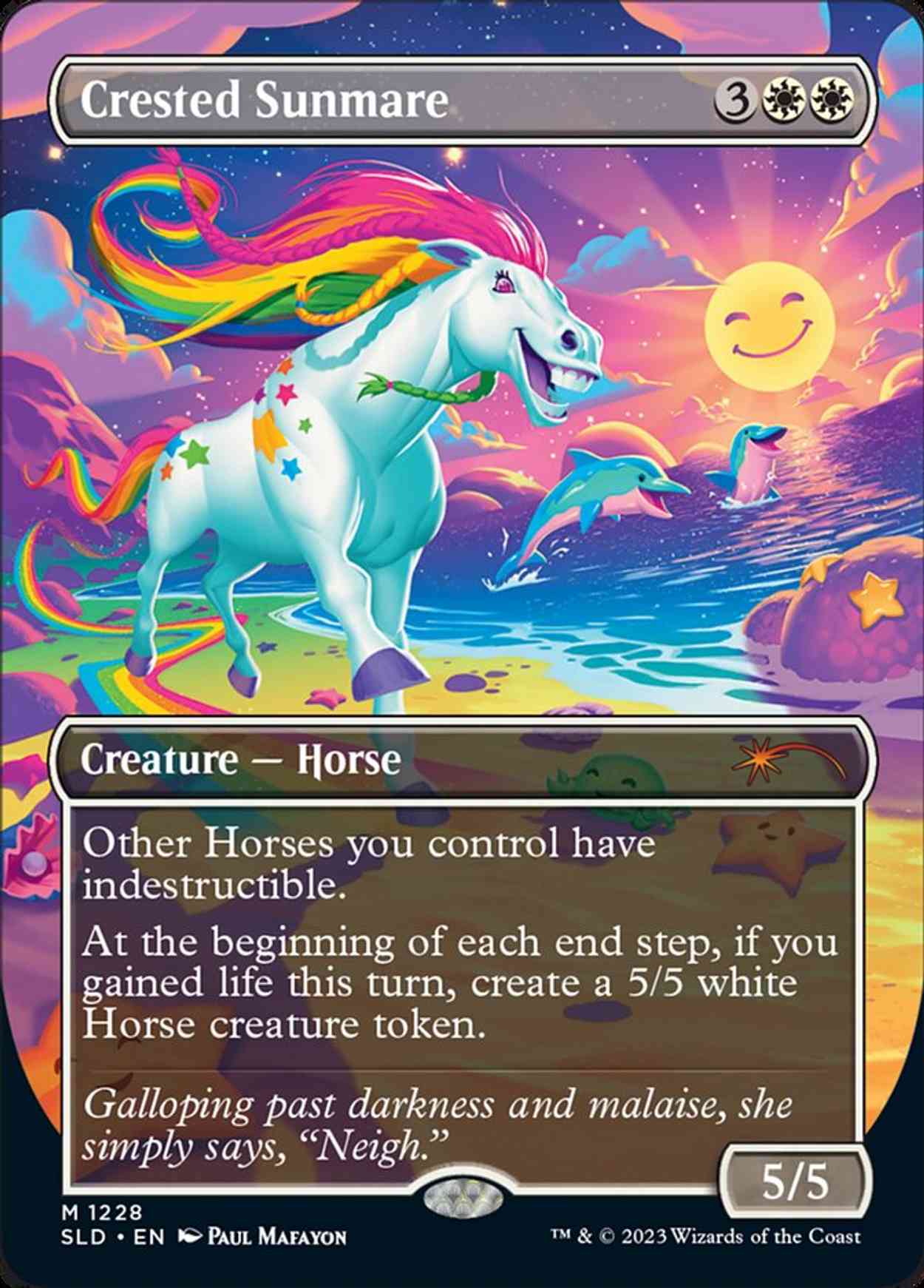 Crested Sunmare magic card front