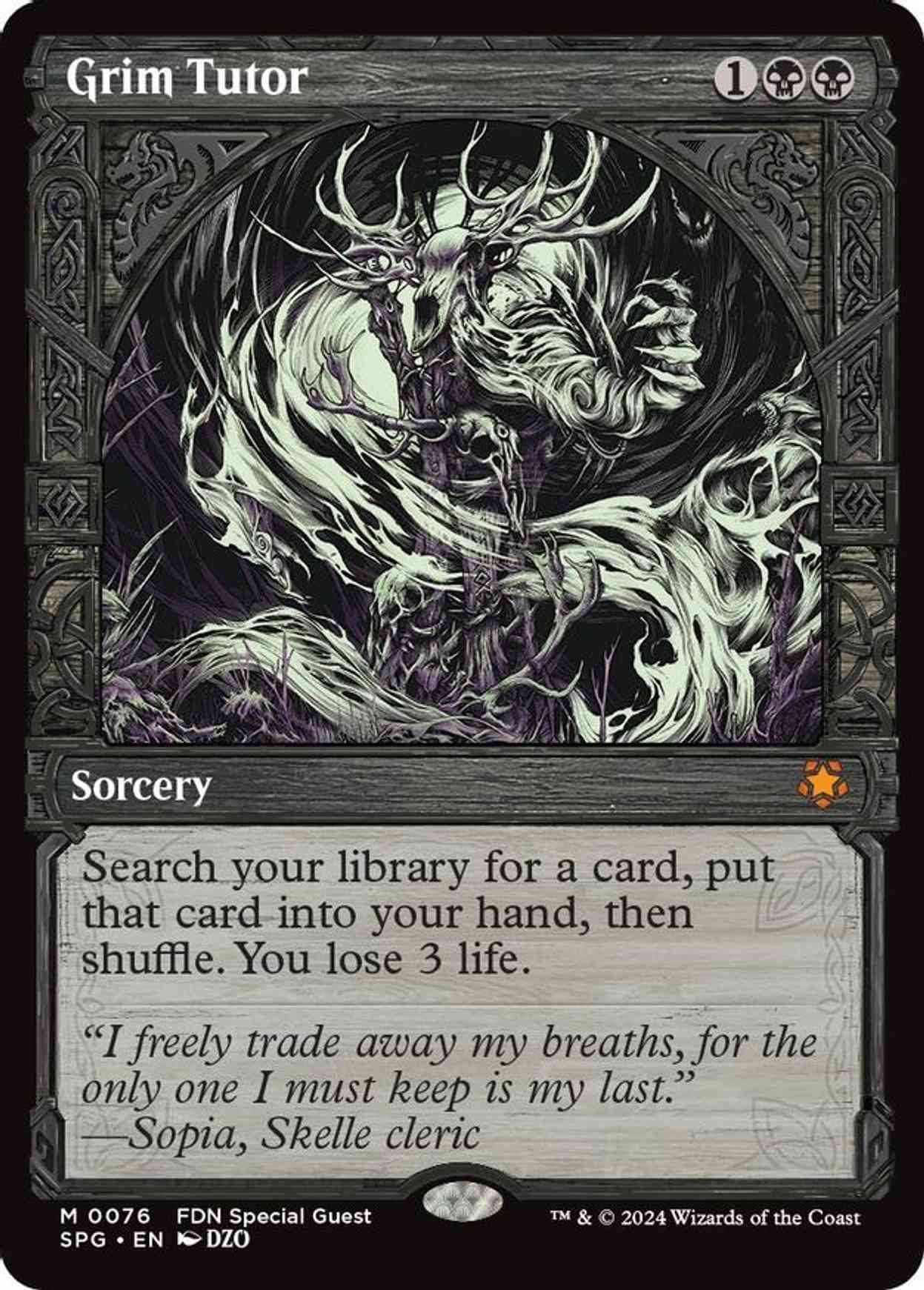 Grim Tutor (Showcase) magic card front