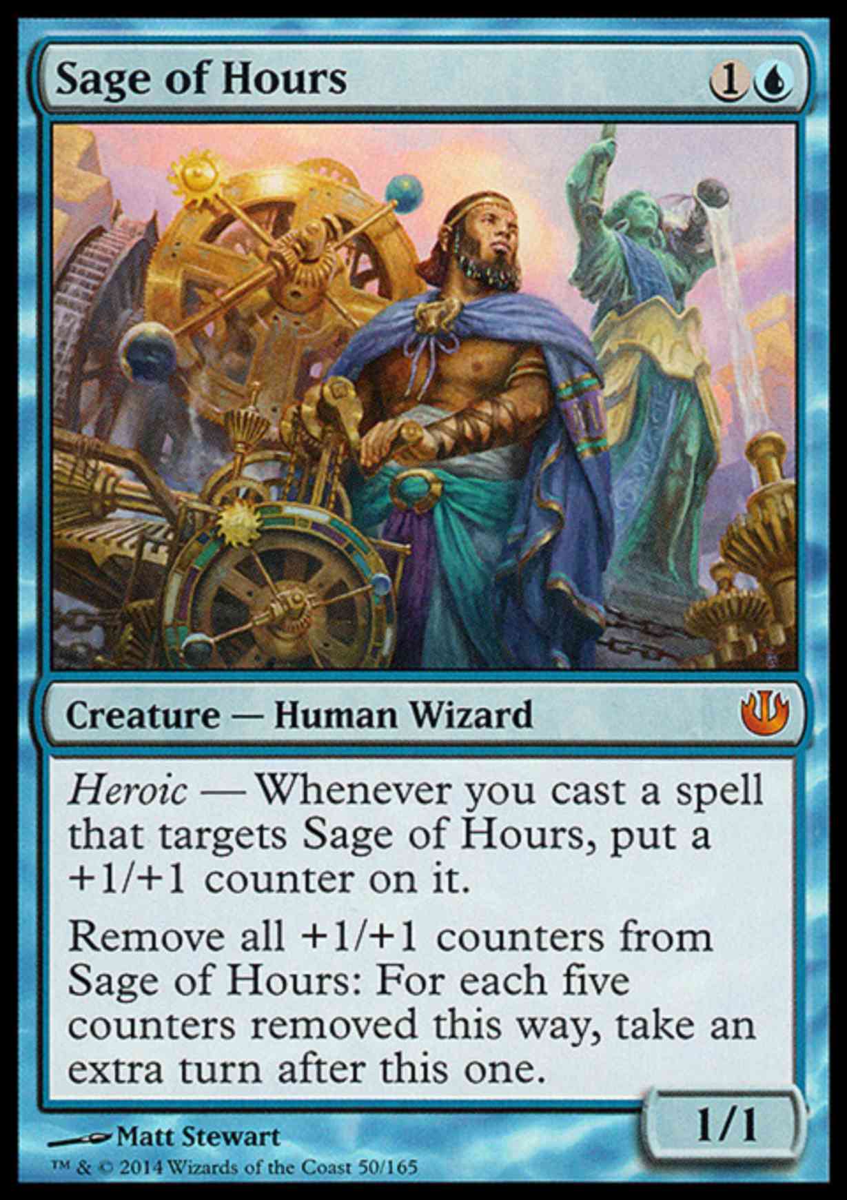 Sage of Hours magic card front