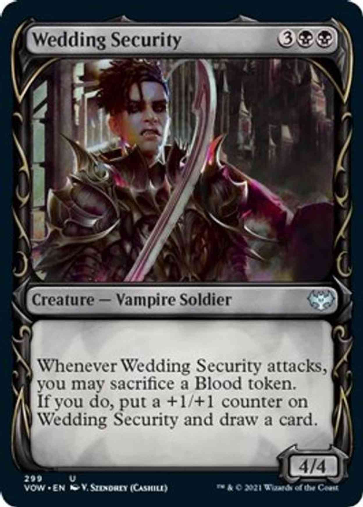 Wedding Security (Showcase) Price from mtg Innistrad: Crimson Vow