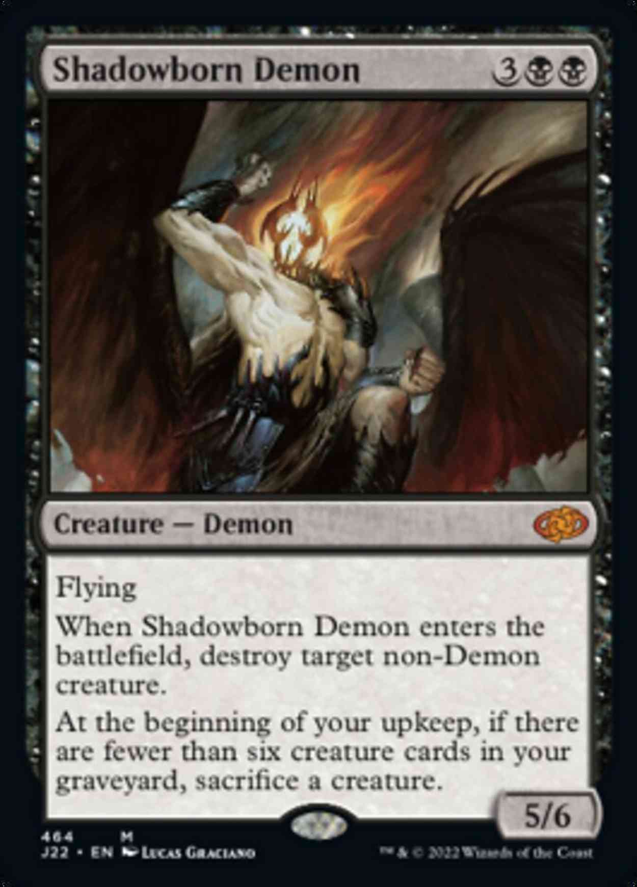 Shadowborn Demon magic card front