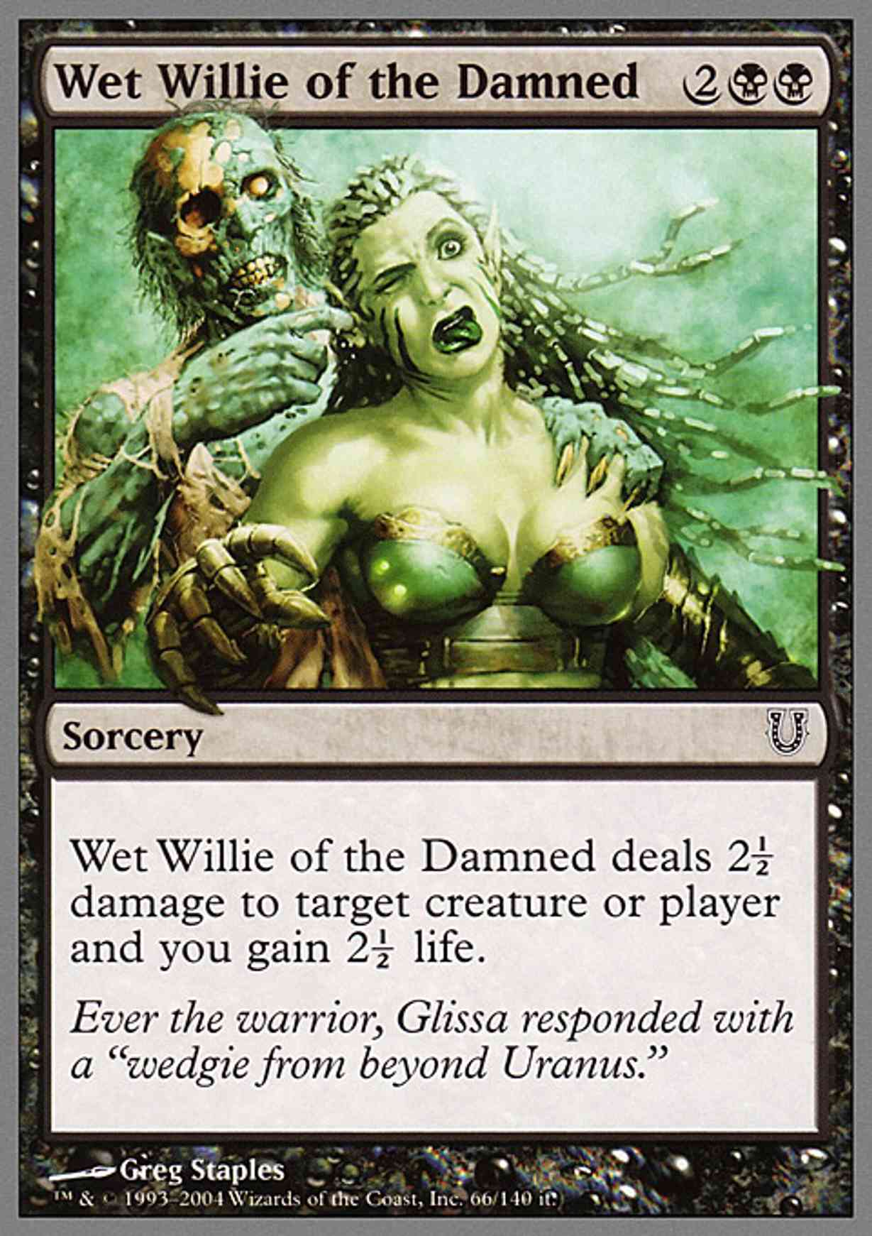 Wet Willie of the Damned magic card front