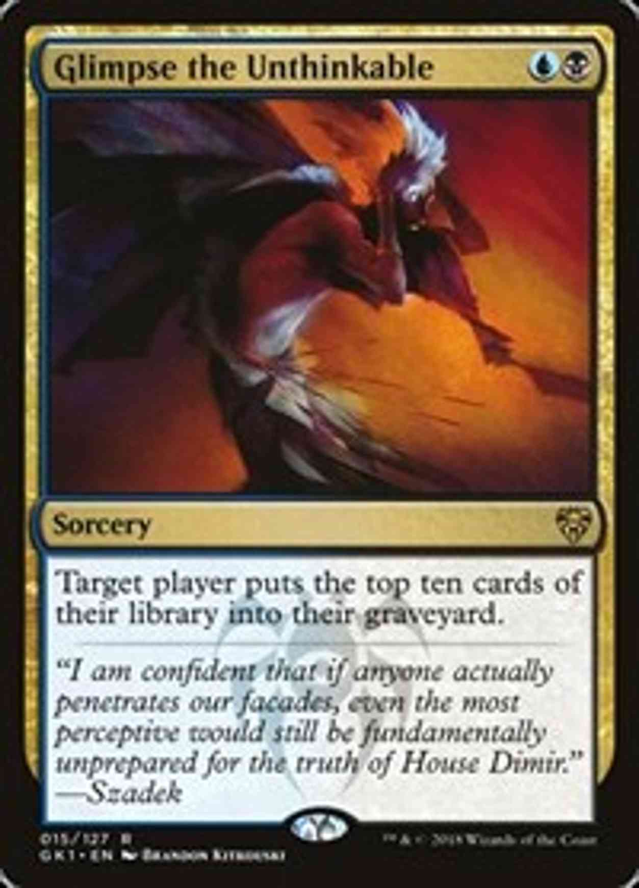 Glimpse the Unthinkable magic card front