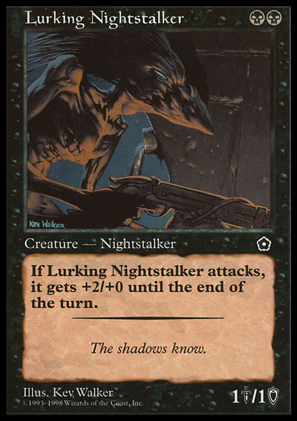 Lurking Nightstalker magic card front