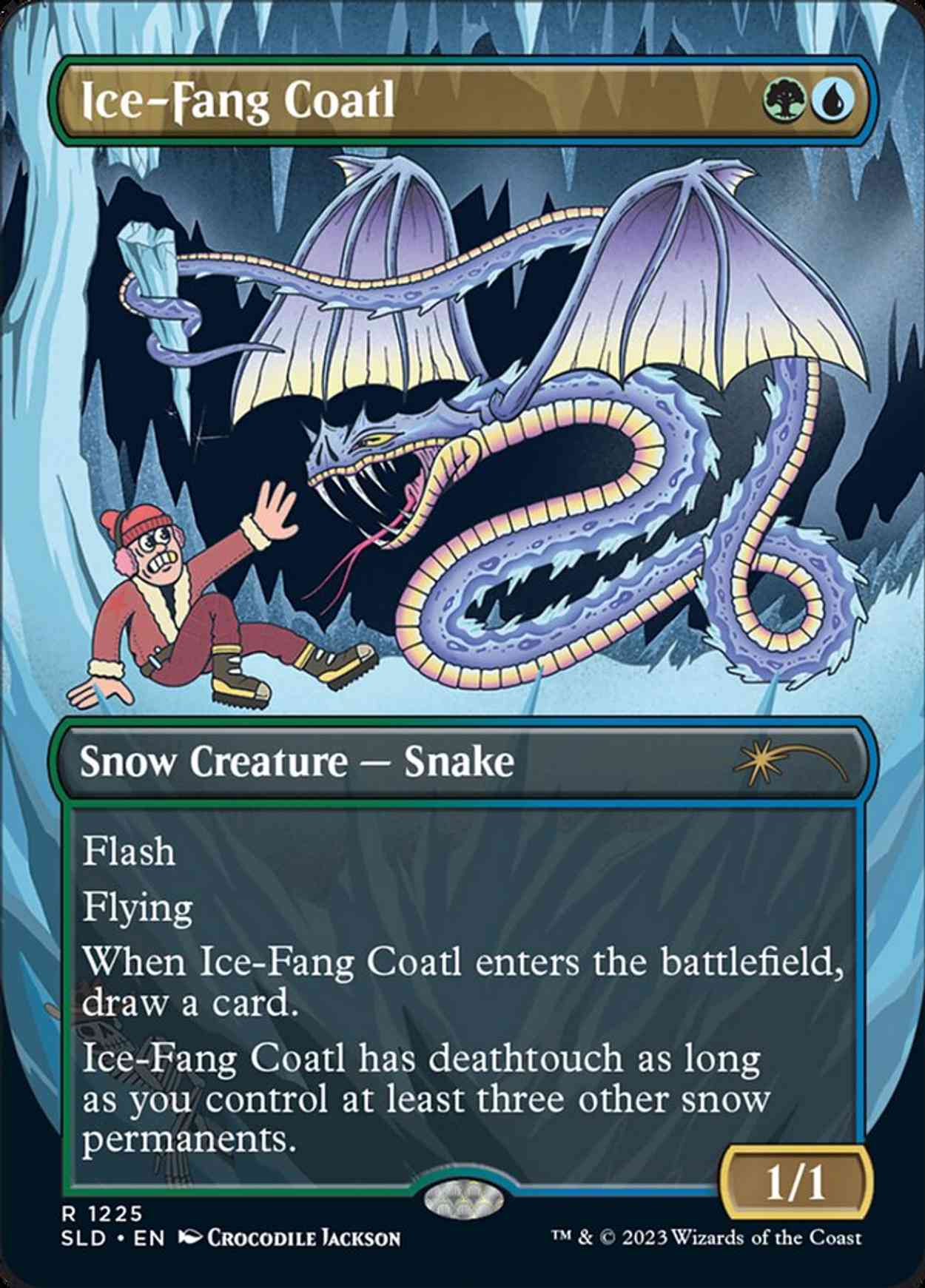 Ice-Fang Coatl magic card front