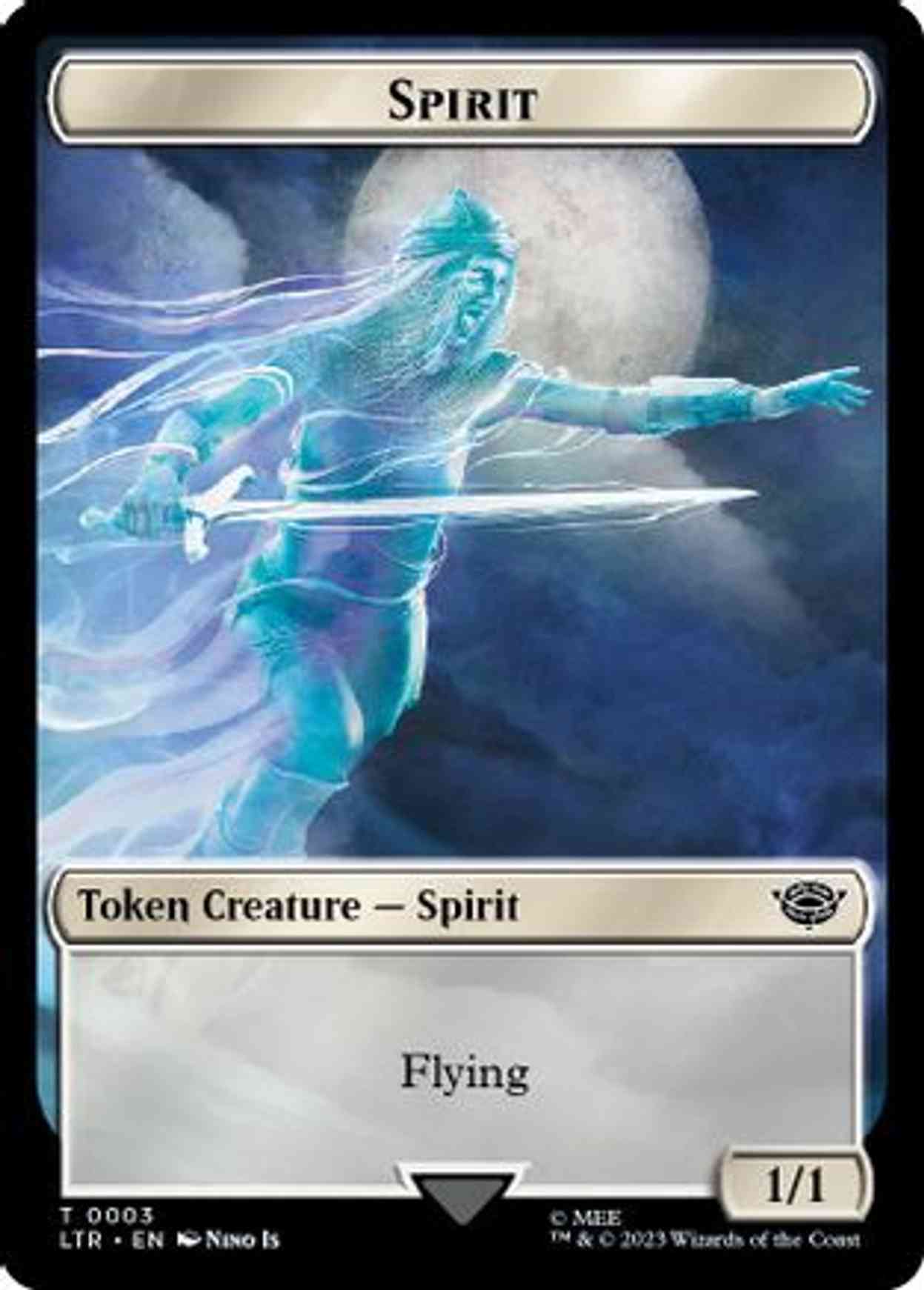 Spirit // Food (0010) Double-Sided Token magic card front