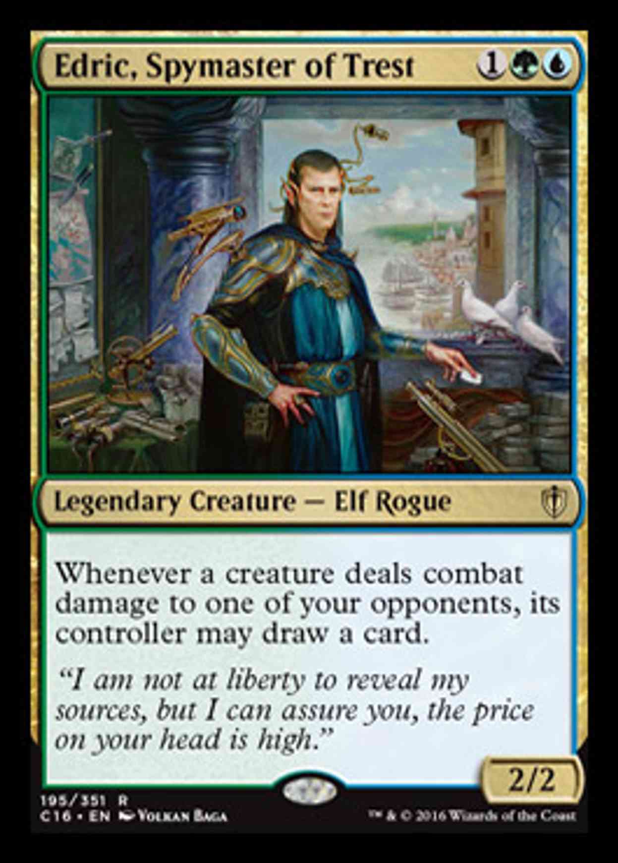 Edric, Spymaster of Trest magic card front