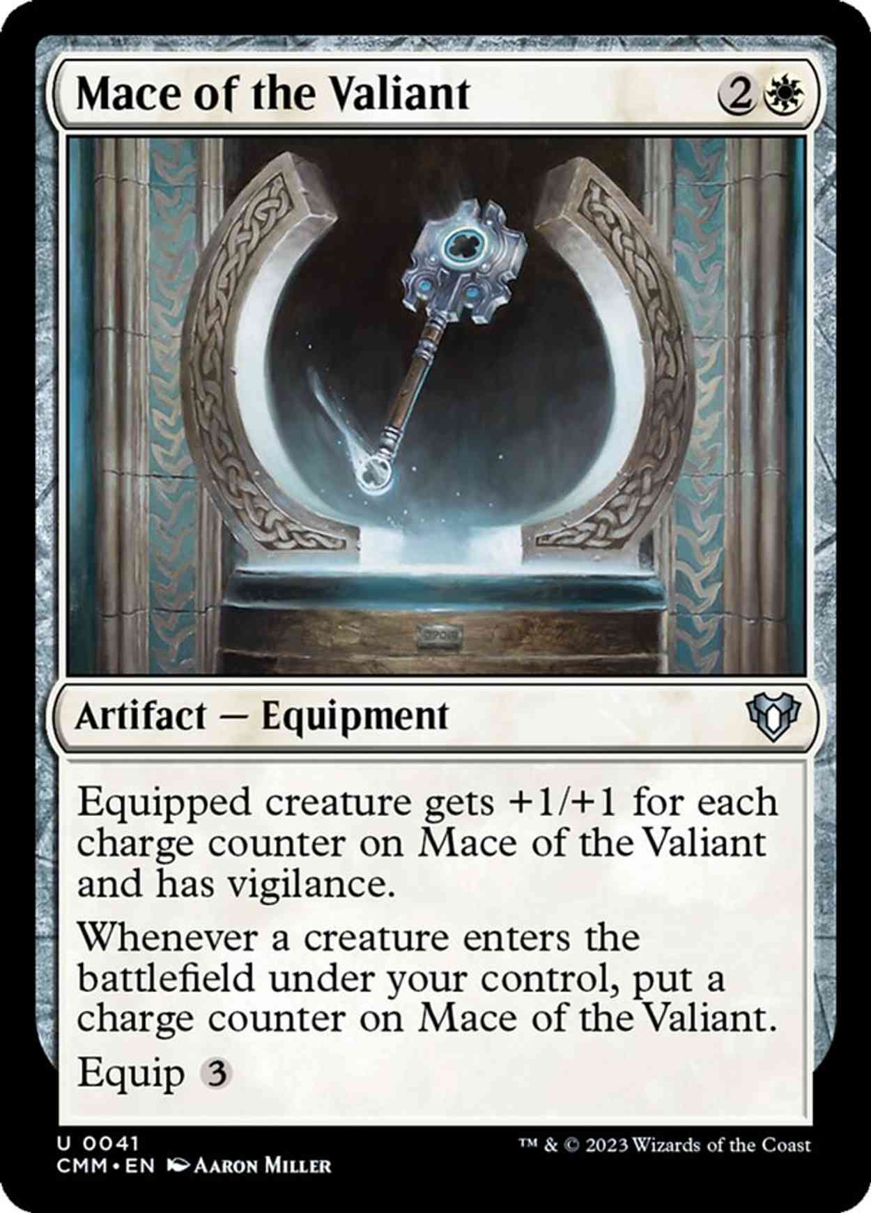 Mace of the Valiant magic card front