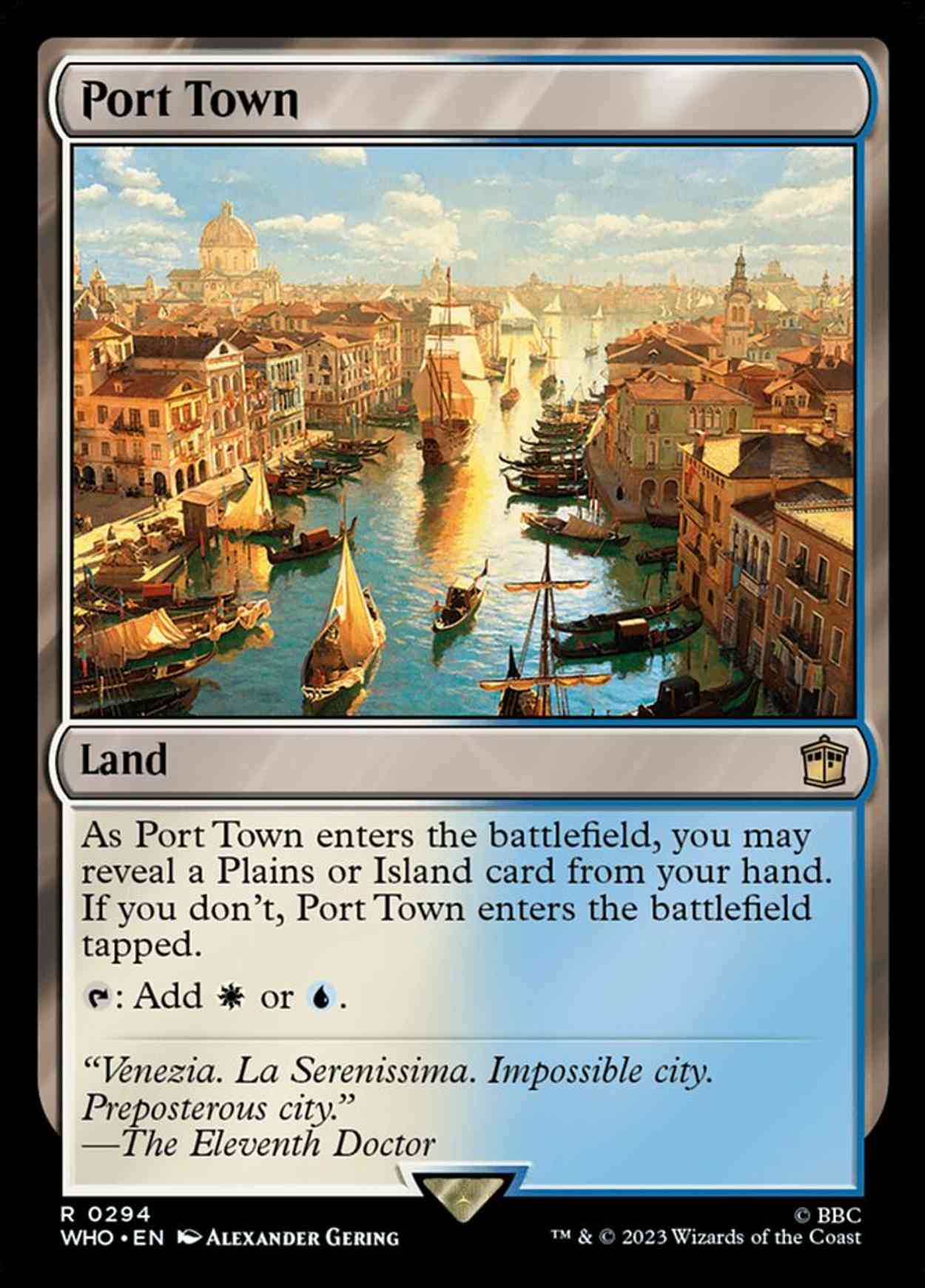 Port Town magic card front