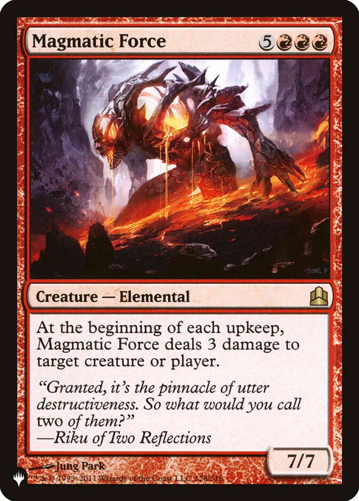 Magmatic Force magic card front