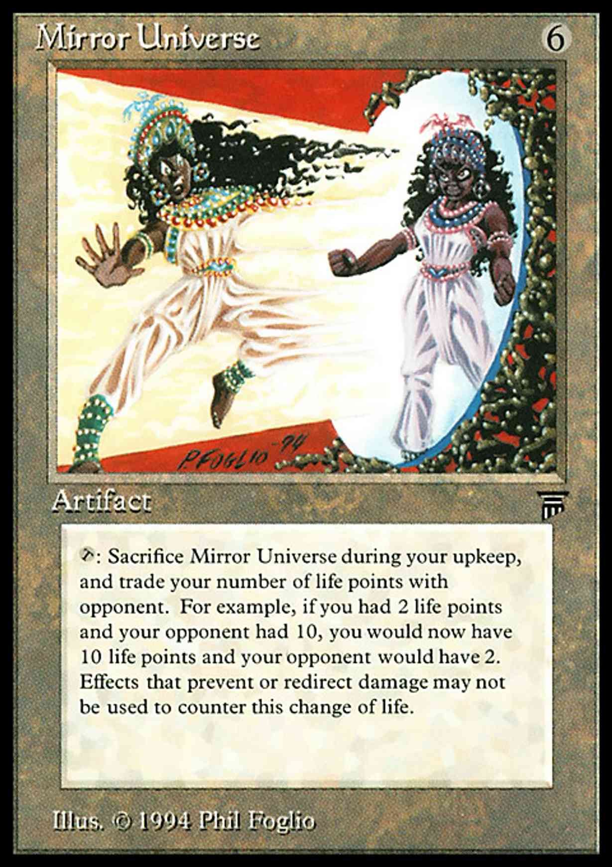 Mirror Universe magic card front