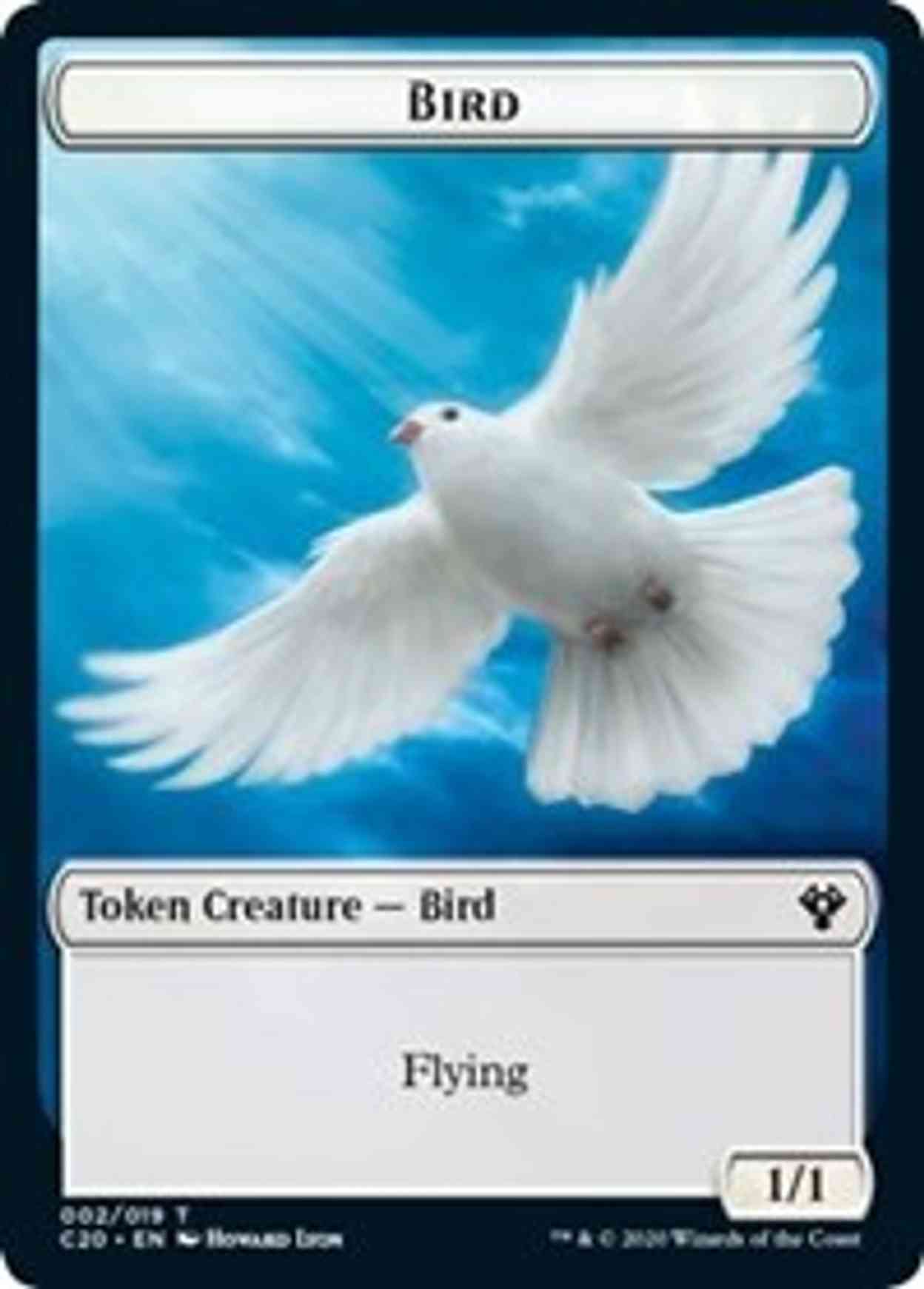 Bird // Dinosaur Cat Double-sided Token magic card front
