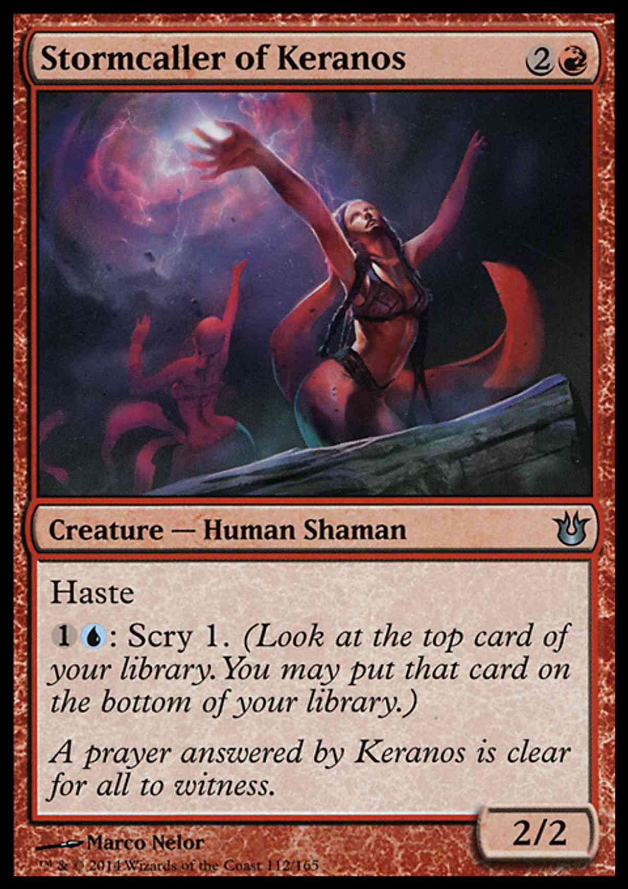 Stormcaller of Keranos magic card front