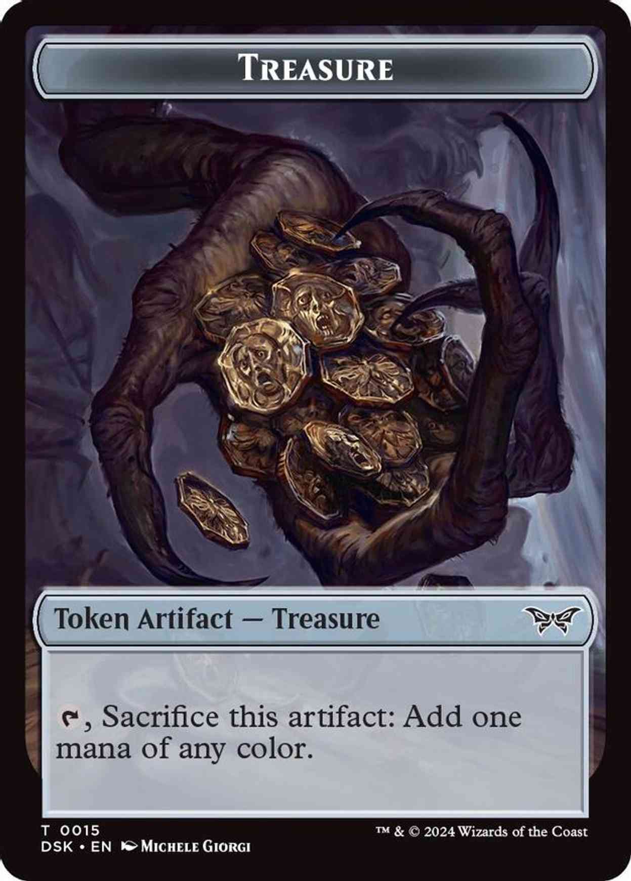 Treasure // Copy Double-Sided Token magic card front