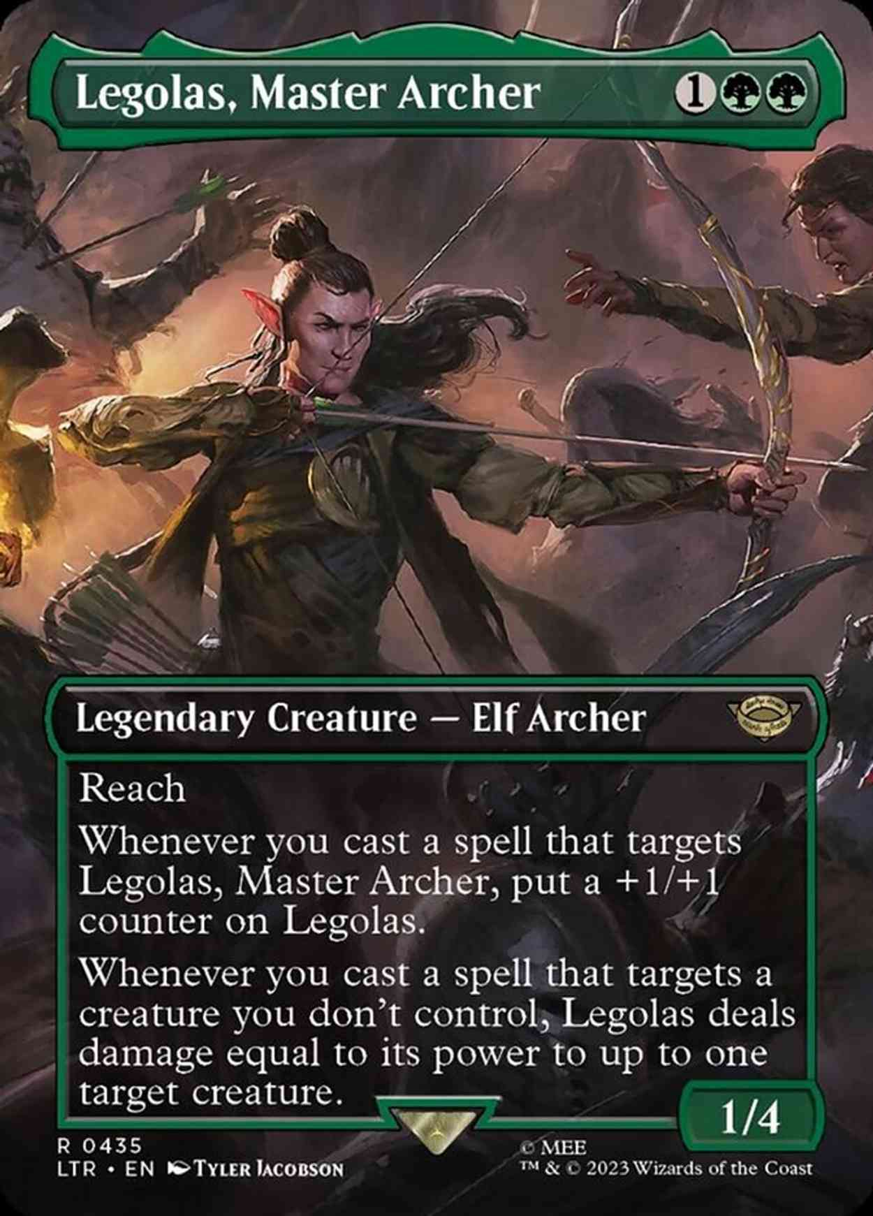 Legolas, Master Archer (Borderless) magic card front