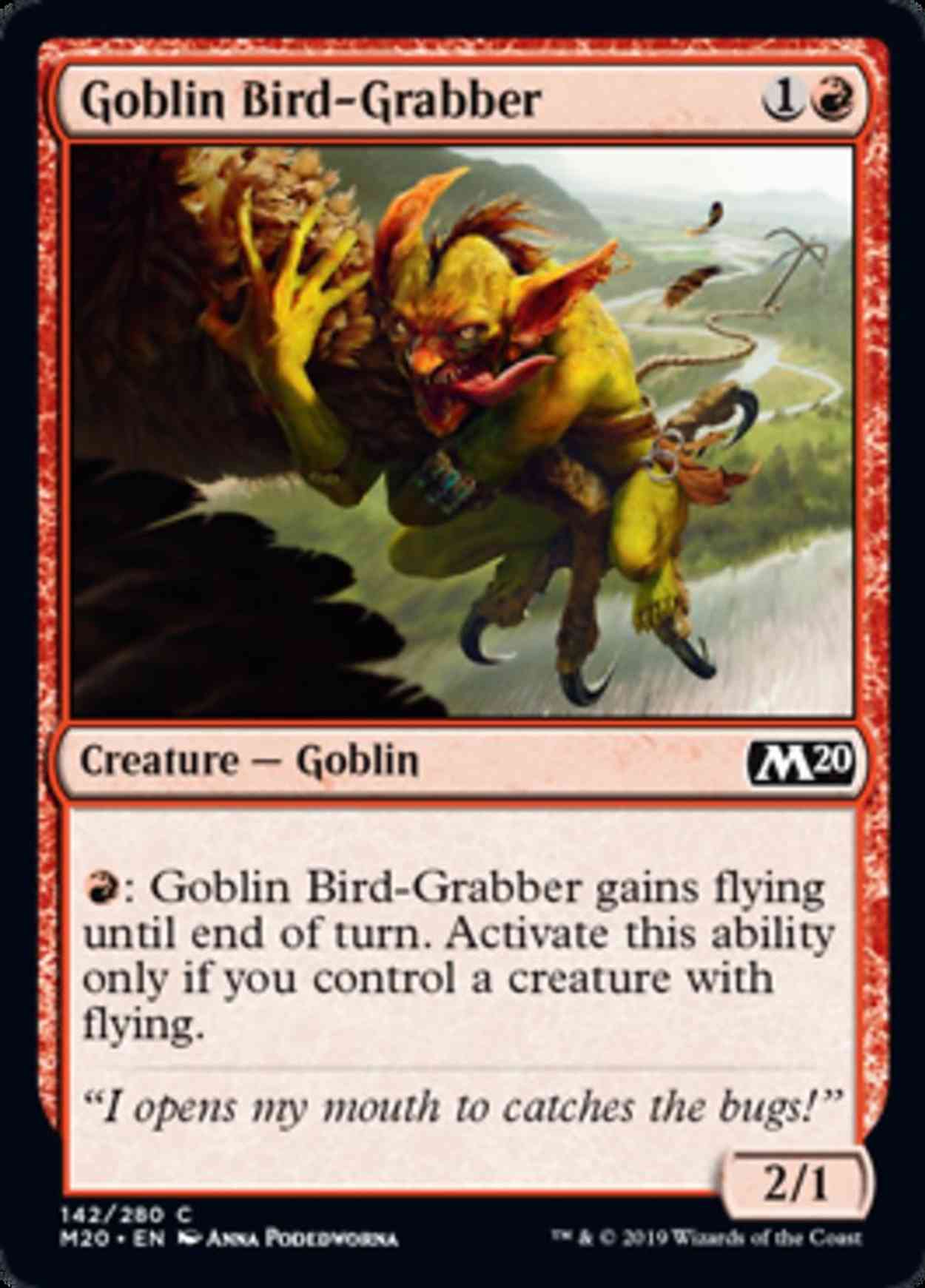 Goblin Bird-Grabber magic card front