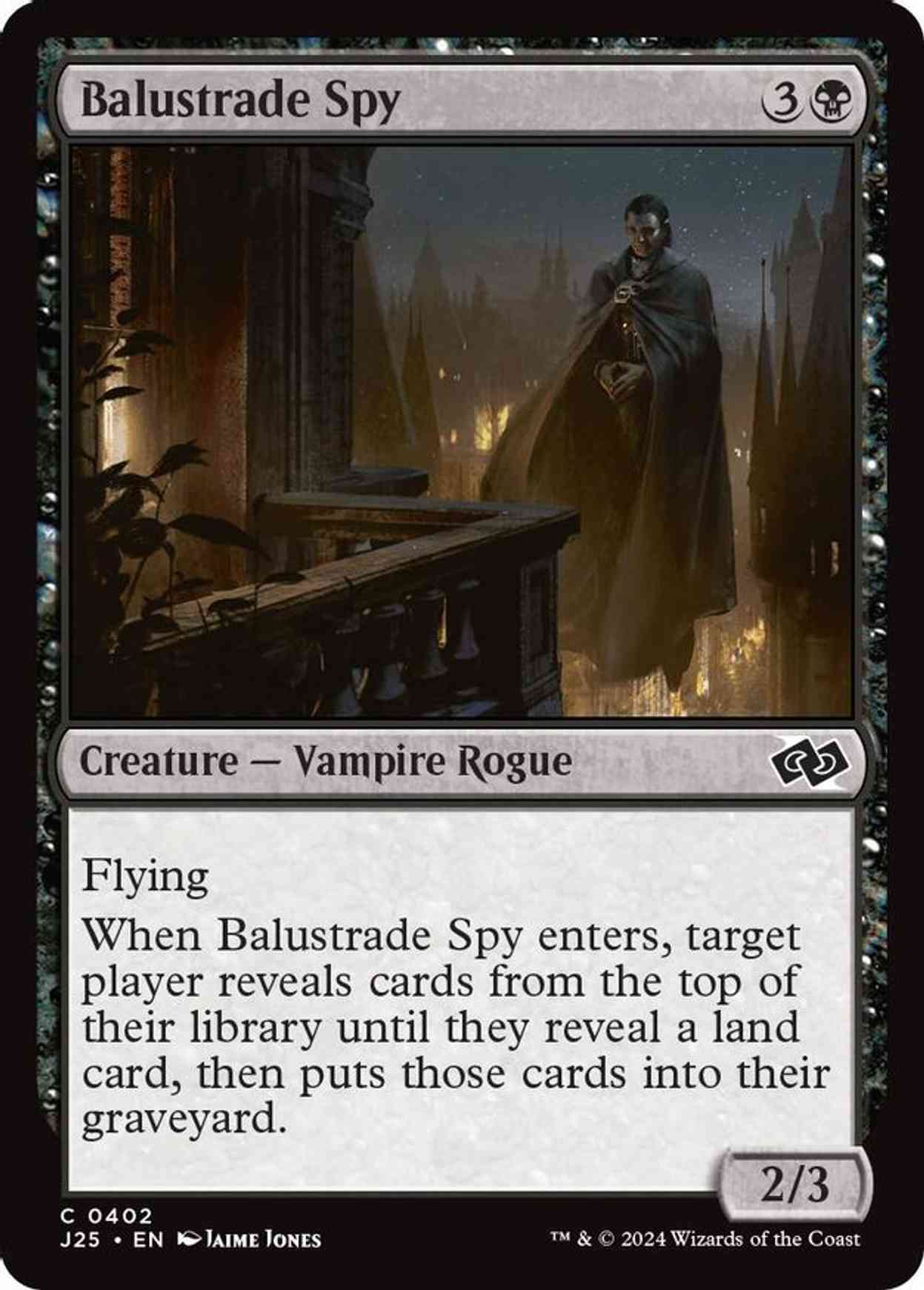 Balustrade Spy magic card front