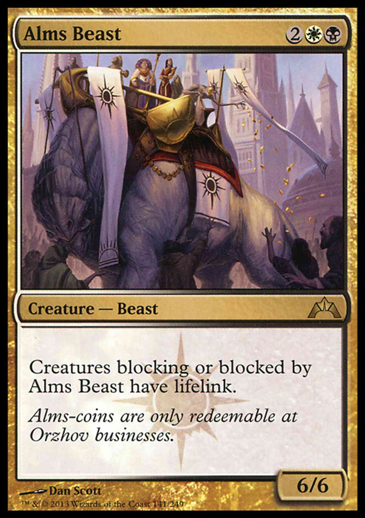 Alms Beast magic card front