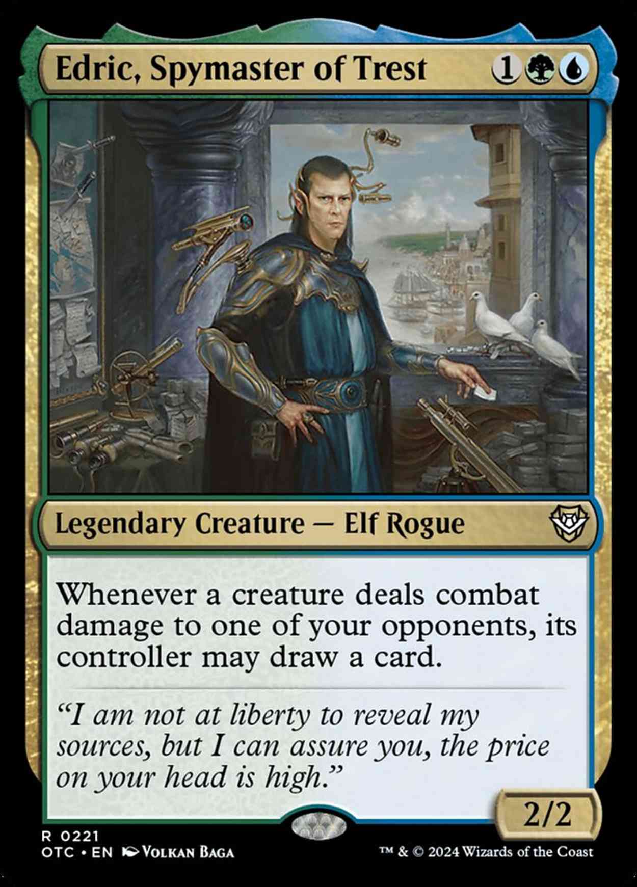 Edric, Spymaster of Trest magic card front