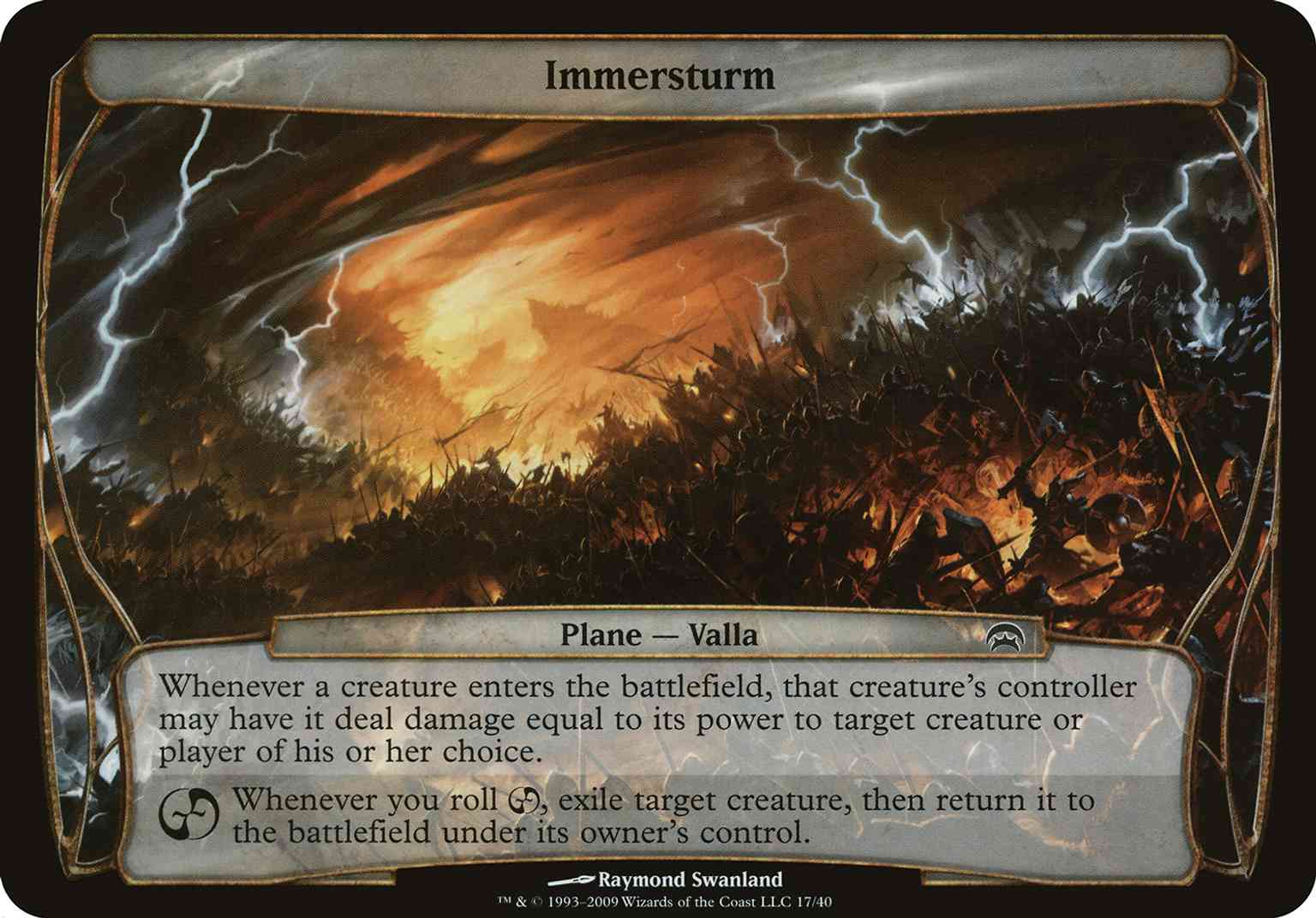 Immersturm (Planechase) magic card front