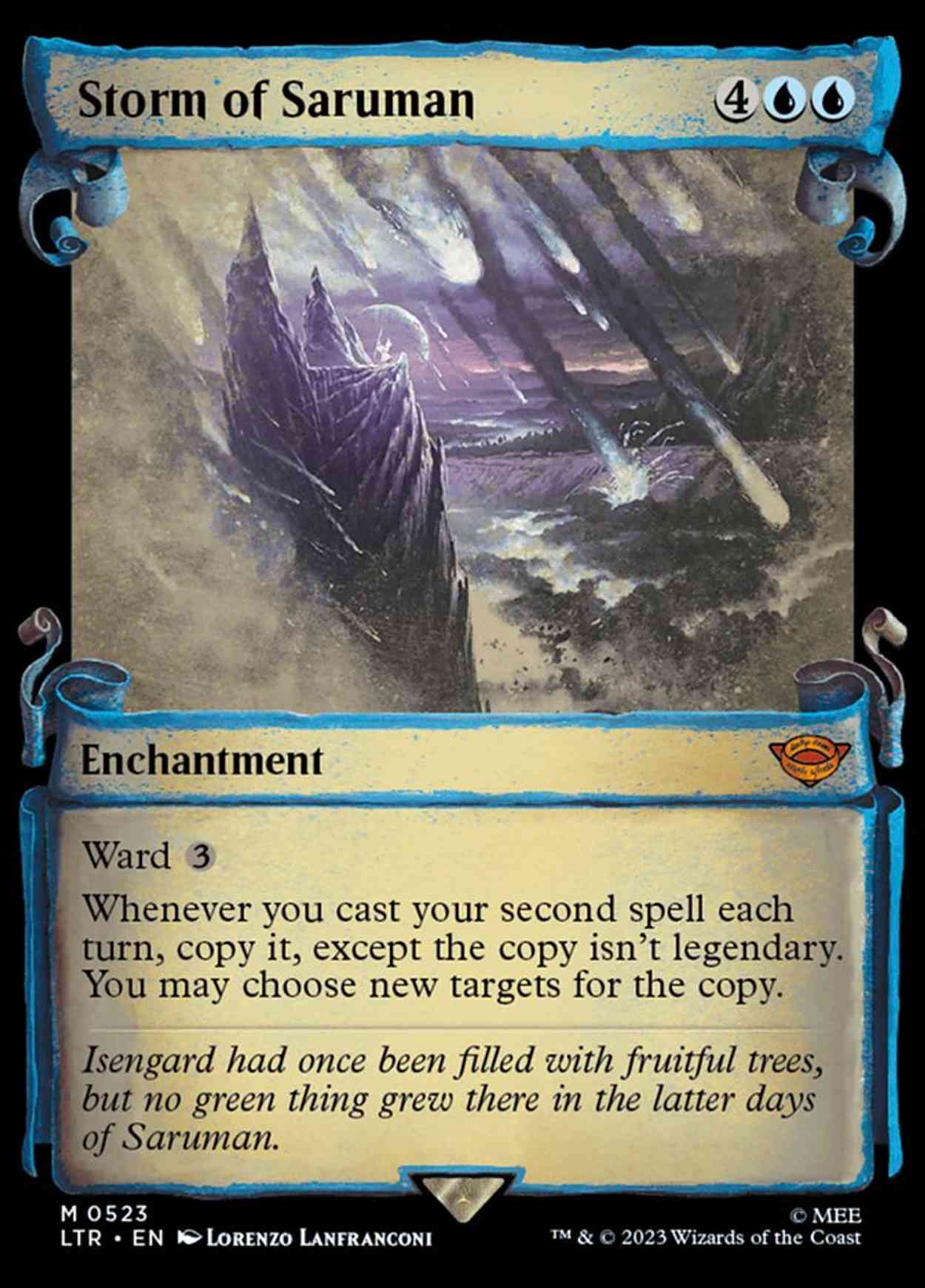 Storm of Saruman (Showcase Scrolls) magic card front