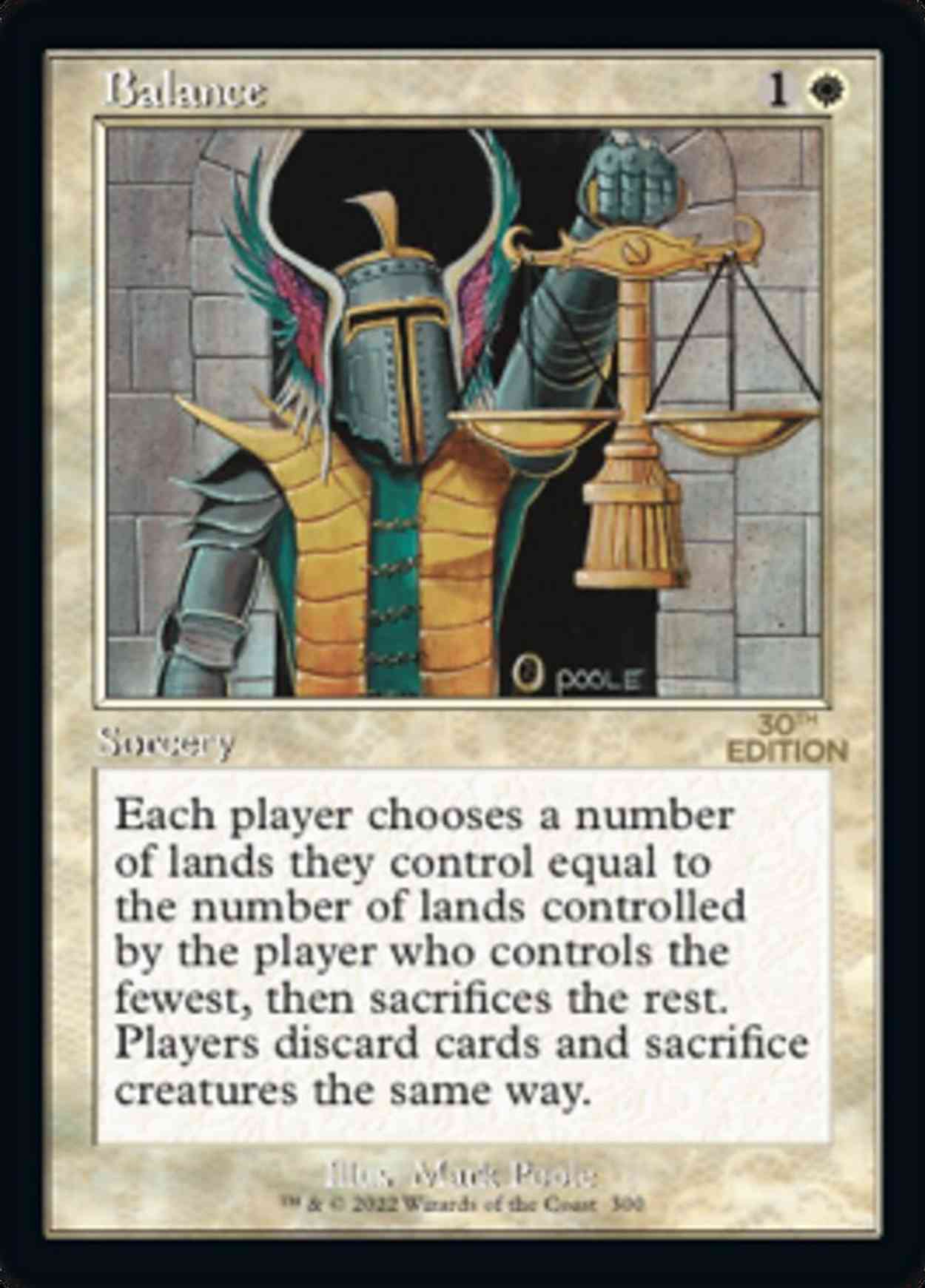 Balance (Retro Frame) magic card front