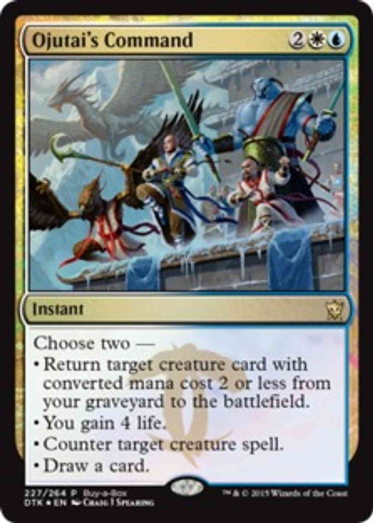 Ojutai's Command magic card front