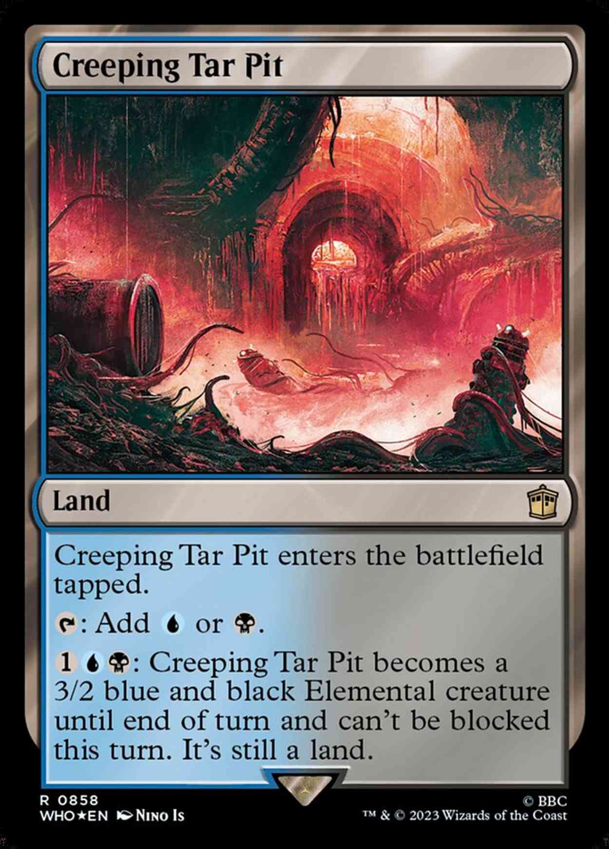 Creeping Tar Pit (Surge Foil) magic card front