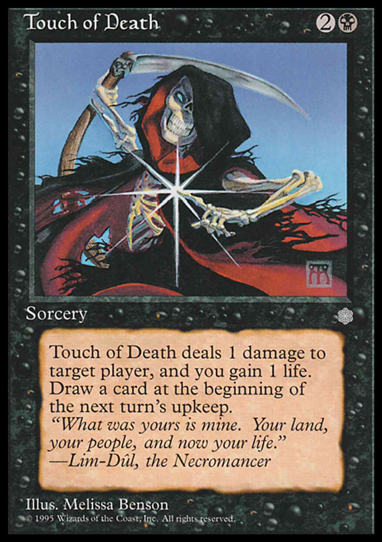 Touch of Death magic card front