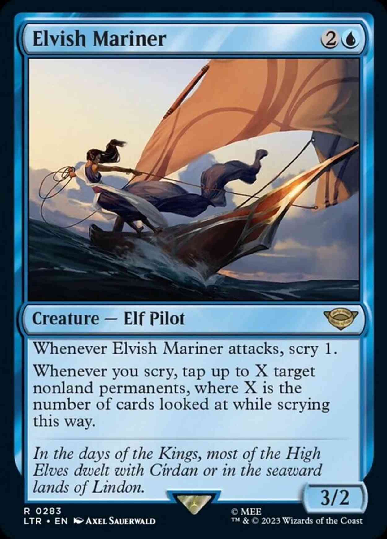 Elvish Mariner magic card front