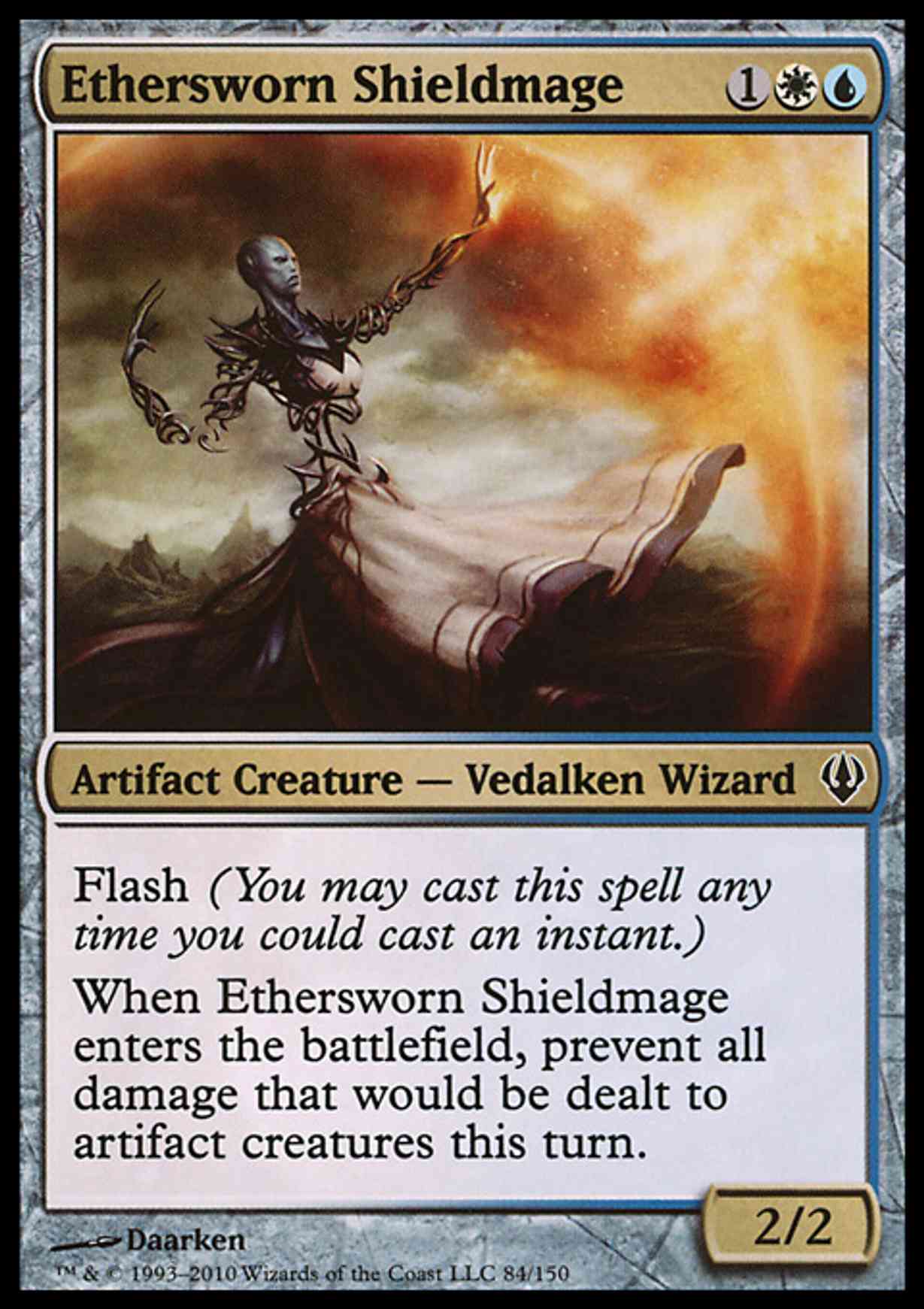 Ethersworn Shieldmage magic card front