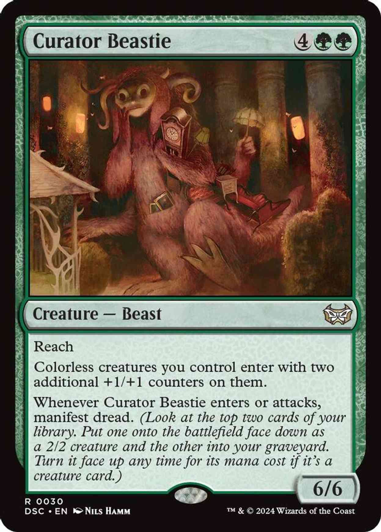 Curator Beastie magic card front