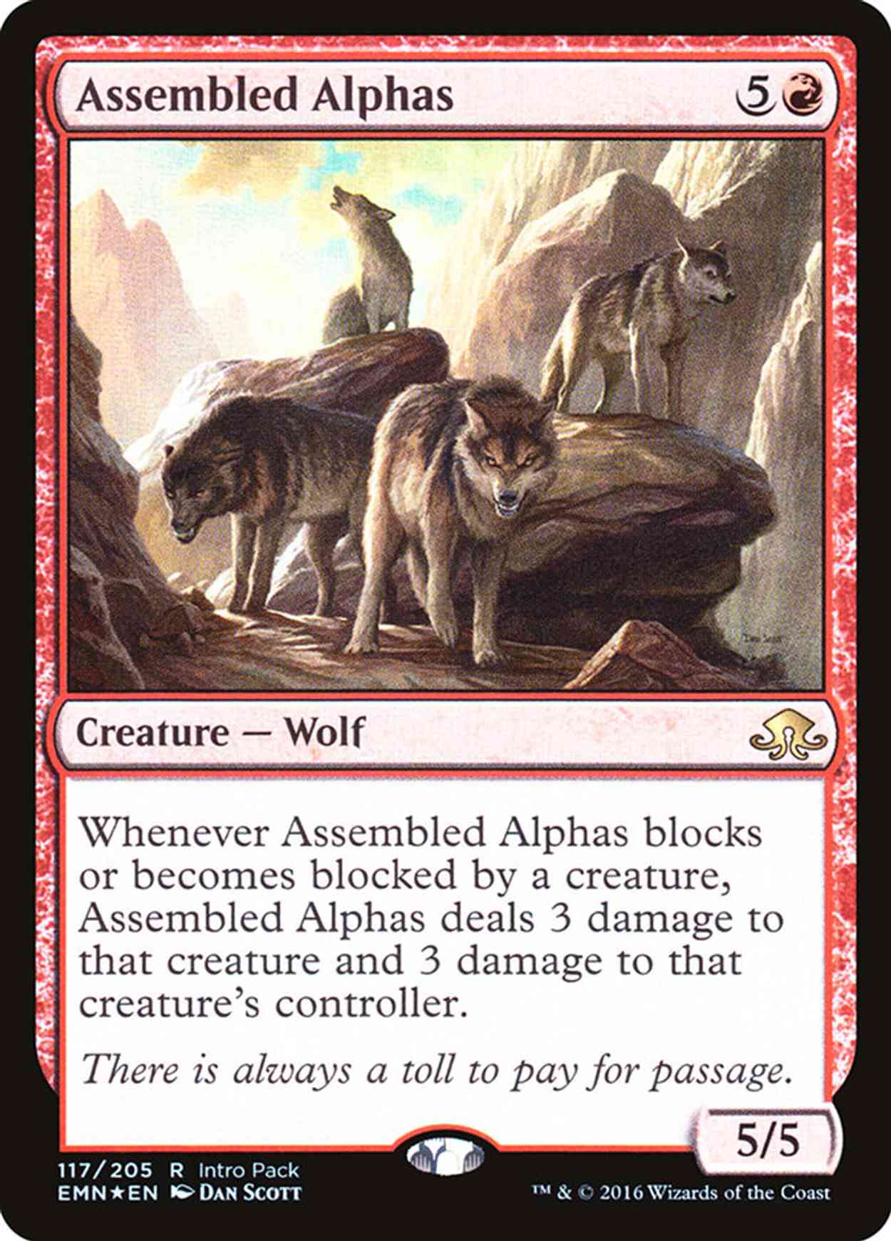 Assembled Alphas magic card front