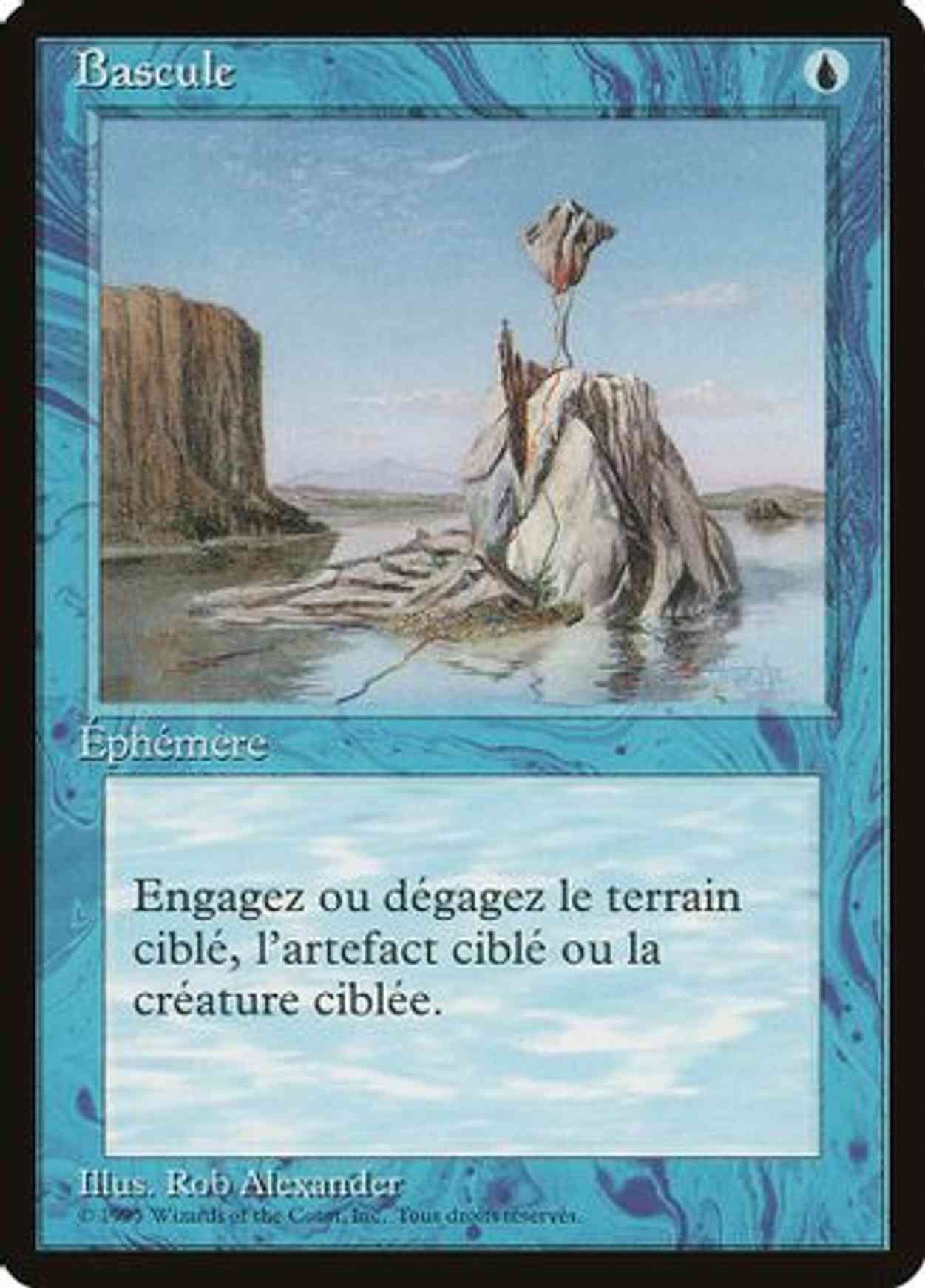 Twiddle (French) - "Bascule" magic card front