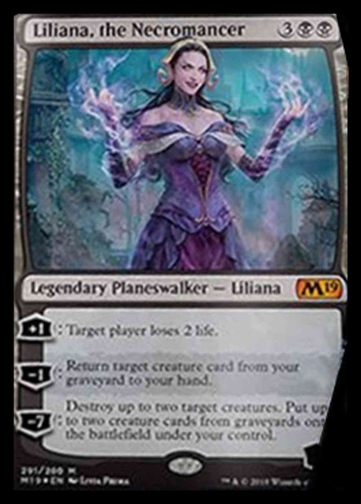 Liliana, the Necromancer magic card front