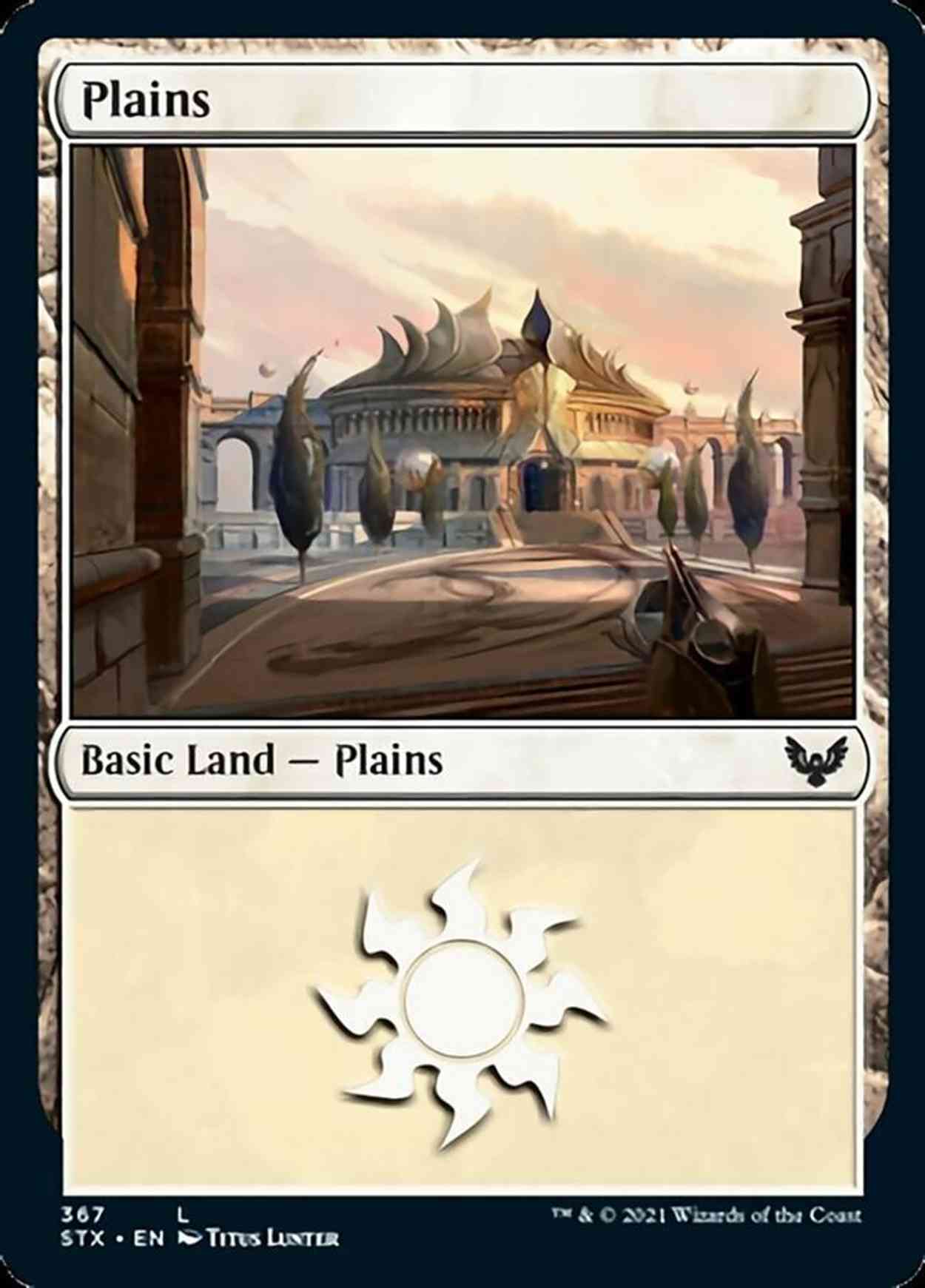 Plains (367) magic card front