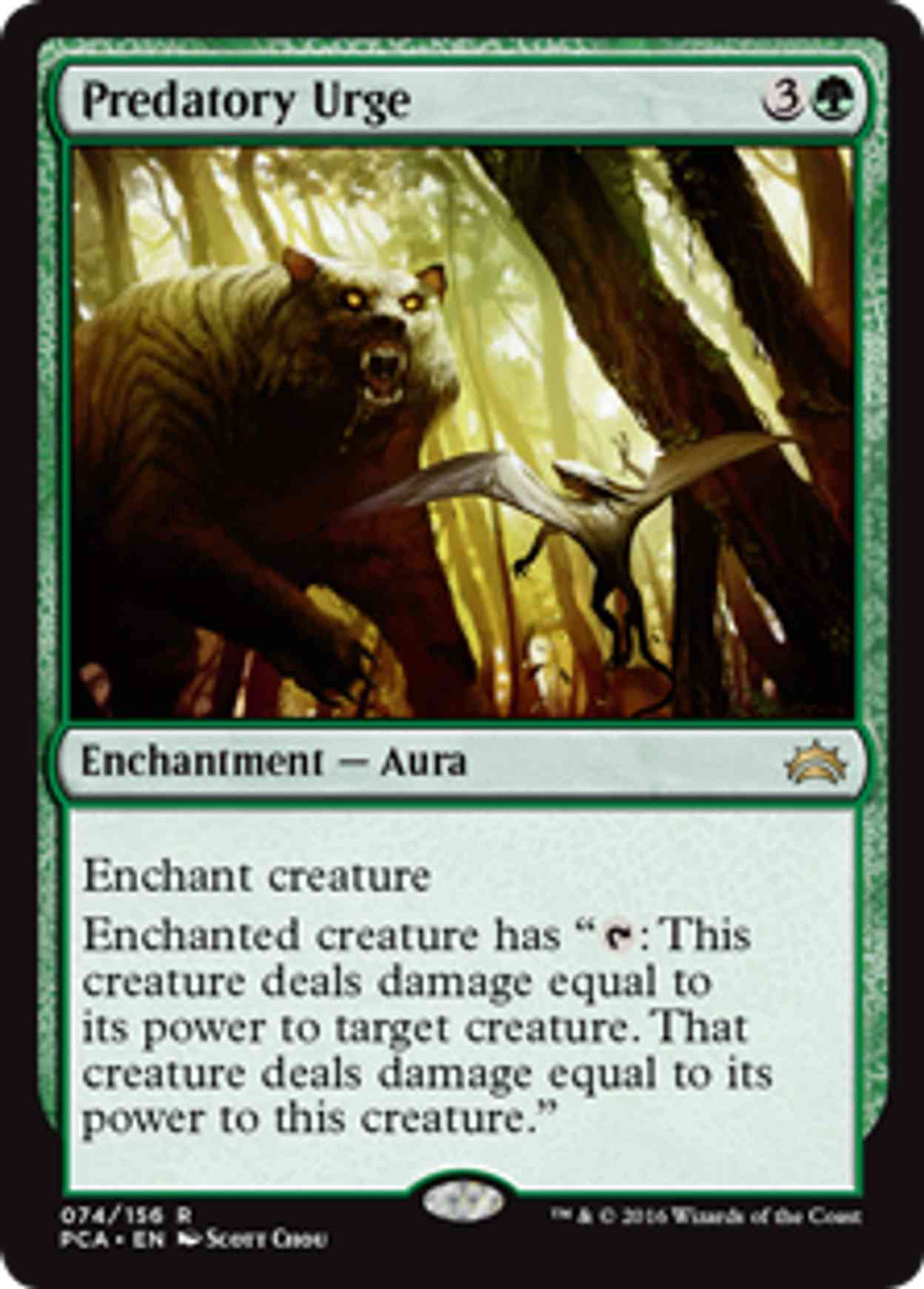 Predatory Urge magic card front