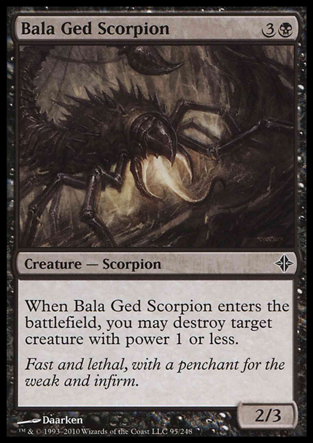 Bala Ged Scorpion magic card front