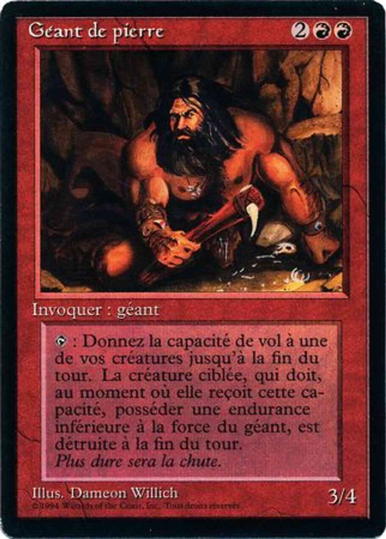 Stone Giant magic card front