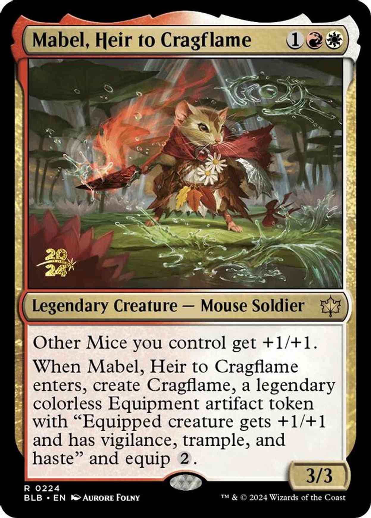 Mabel, Heir to Cragflame magic card front