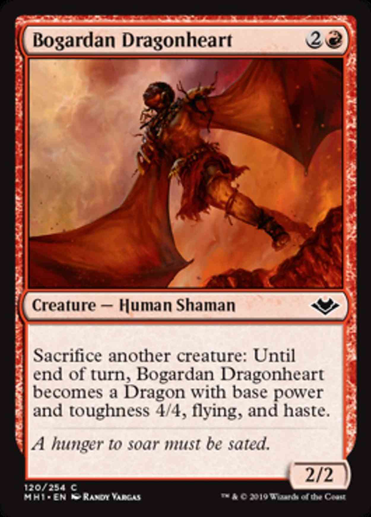Bogardan Dragonheart magic card front