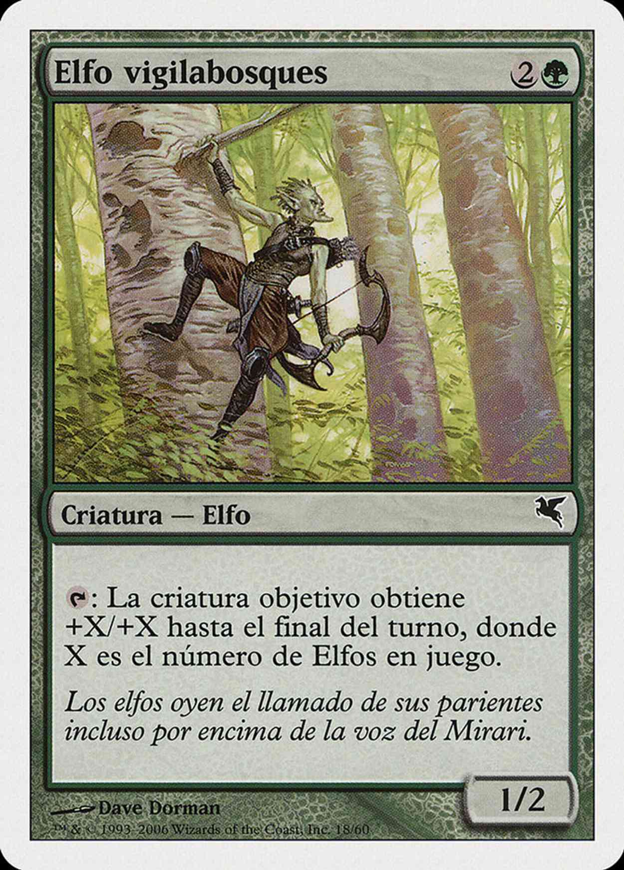 Timberwatch Elf (Retro Frame) magic card front